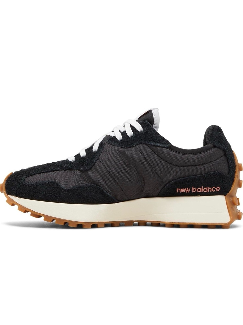 New Balance Black, White & Gum Retro Runner Sneakers - Picture 5 of 5